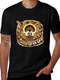 Film Reel Tree of Life Black Graphic Tee