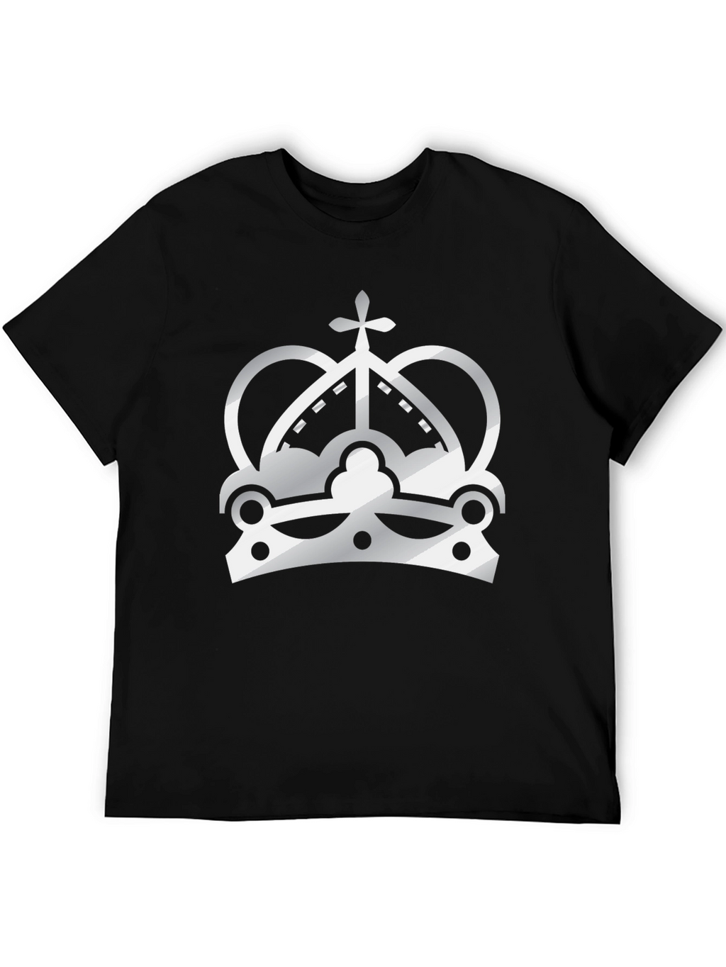 Crown Graphic Black T-Shirt - Stylish Streetwear