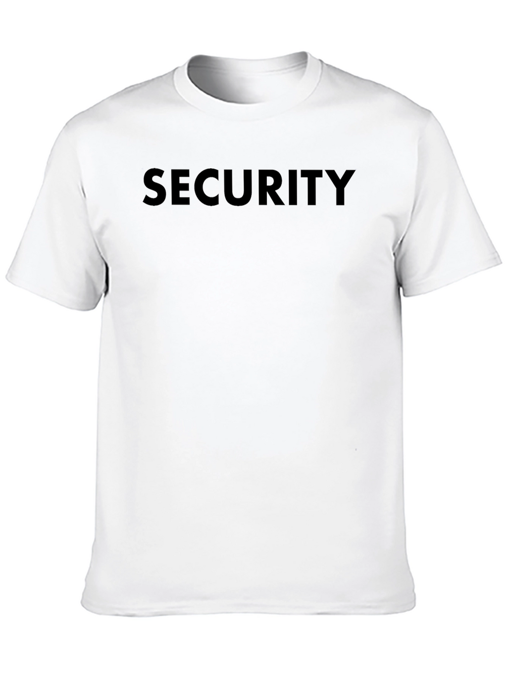 Security Crew Neck T-Shirt - Black