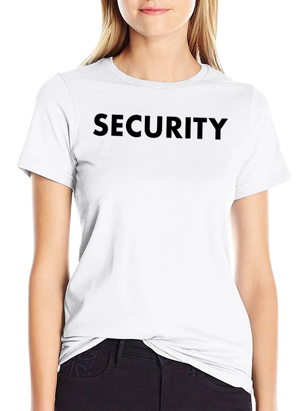 Security Crew Neck T-Shirt - Black