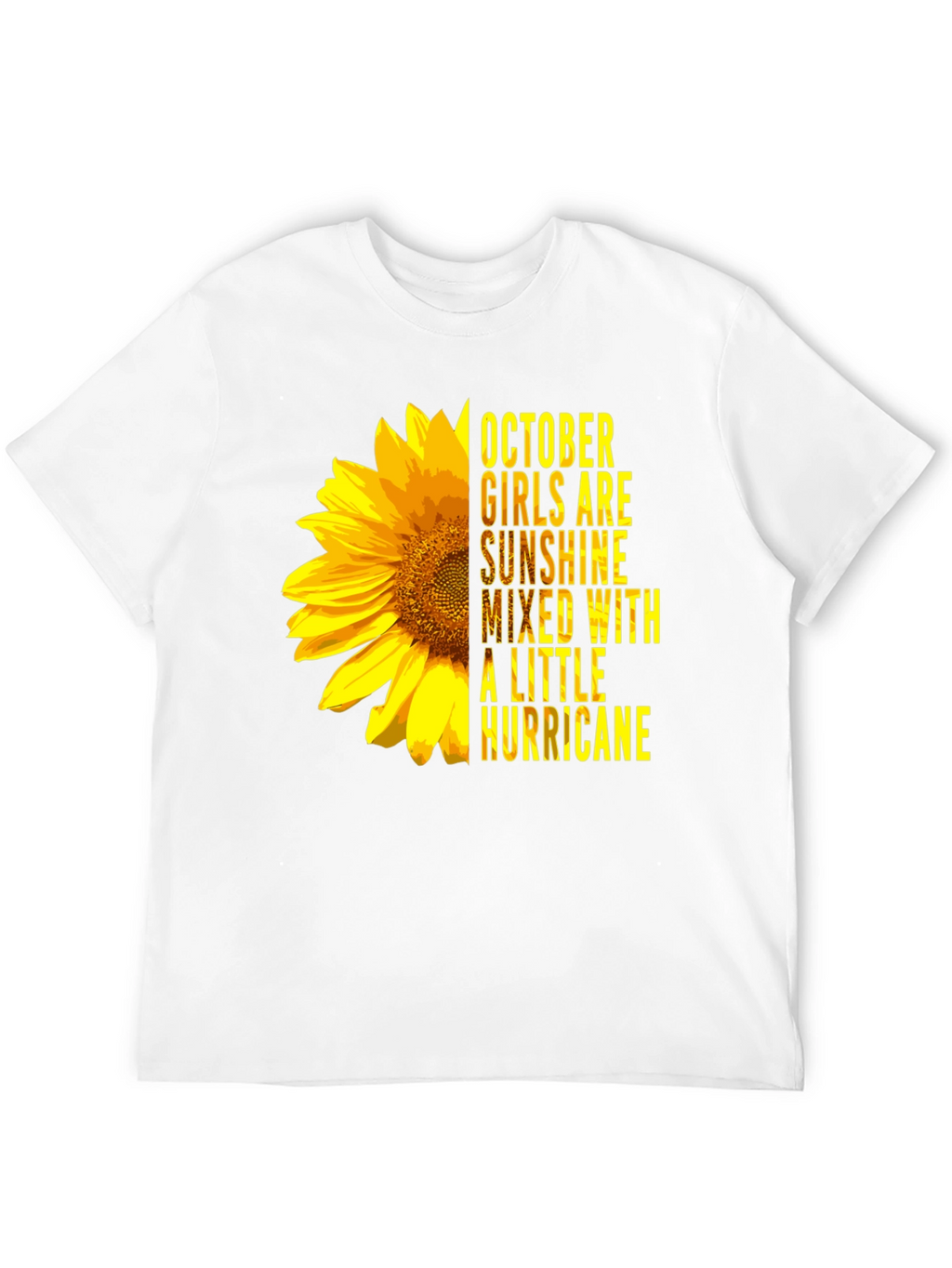 October Girl Sunflower Graphic Tee - Black