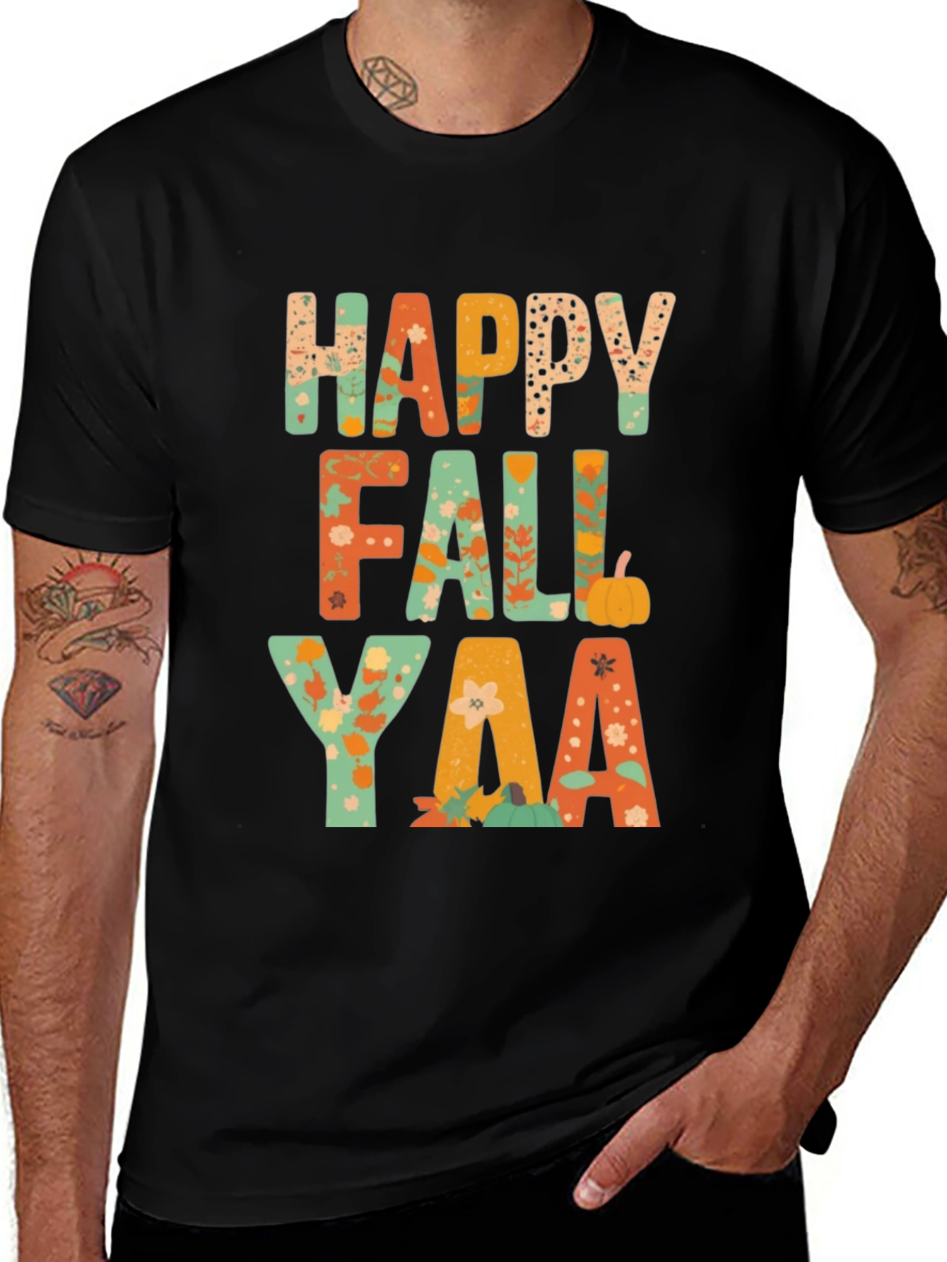 Happy Fall Yall Graphic T-Shirt