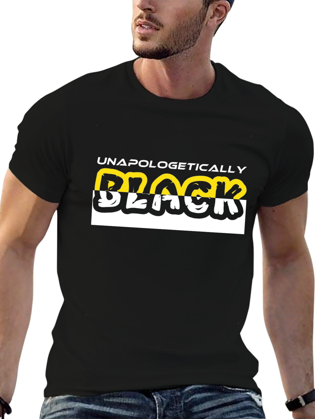 Unapologetically Black Graphic Tee - Bold Statement Shirt