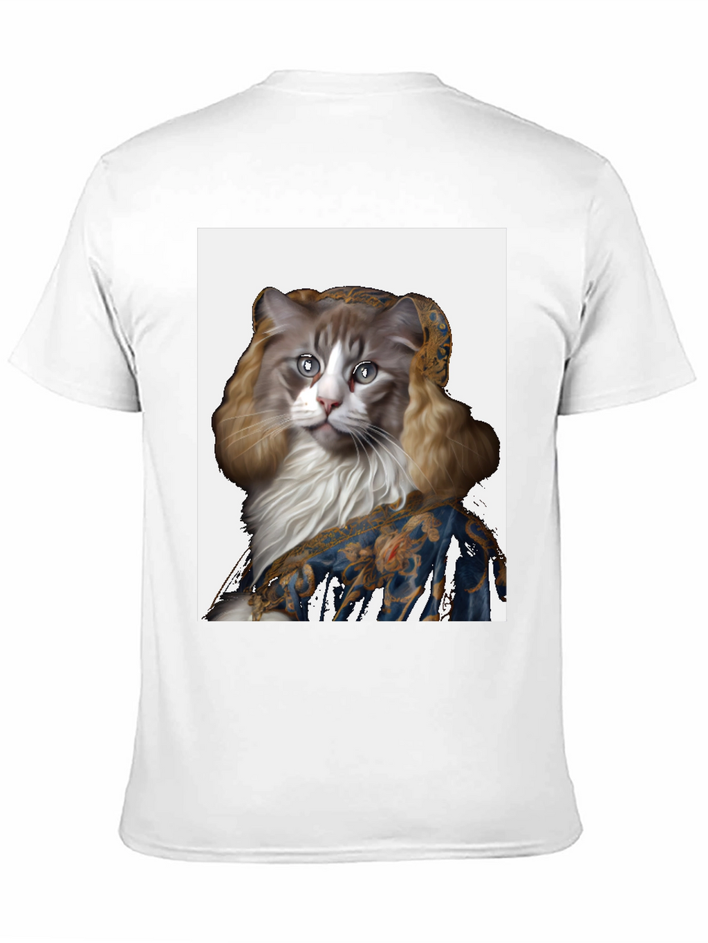 Renaissance Cat Portrait T-Shirt