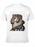 Renaissance Cat Portrait T-Shirt