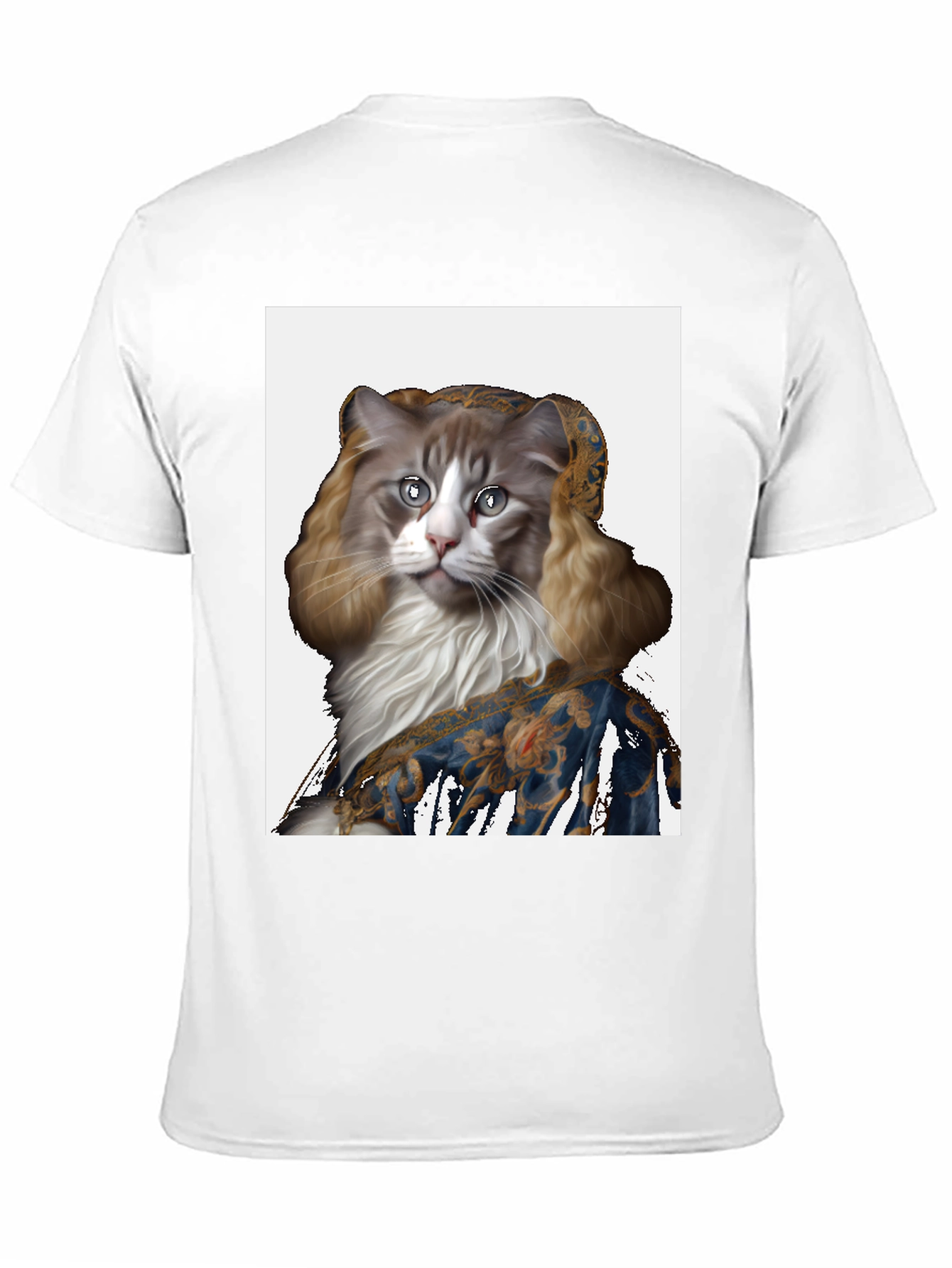 Renaissance Cat Portrait T-Shirt