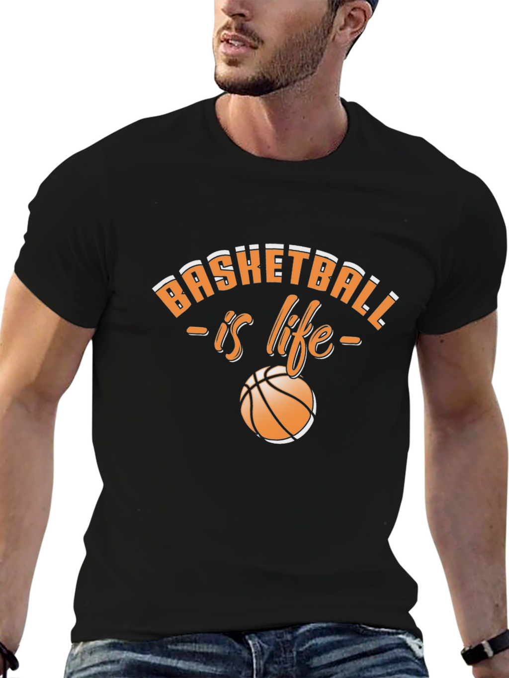 Basketball is Life Graphic T-Shirt