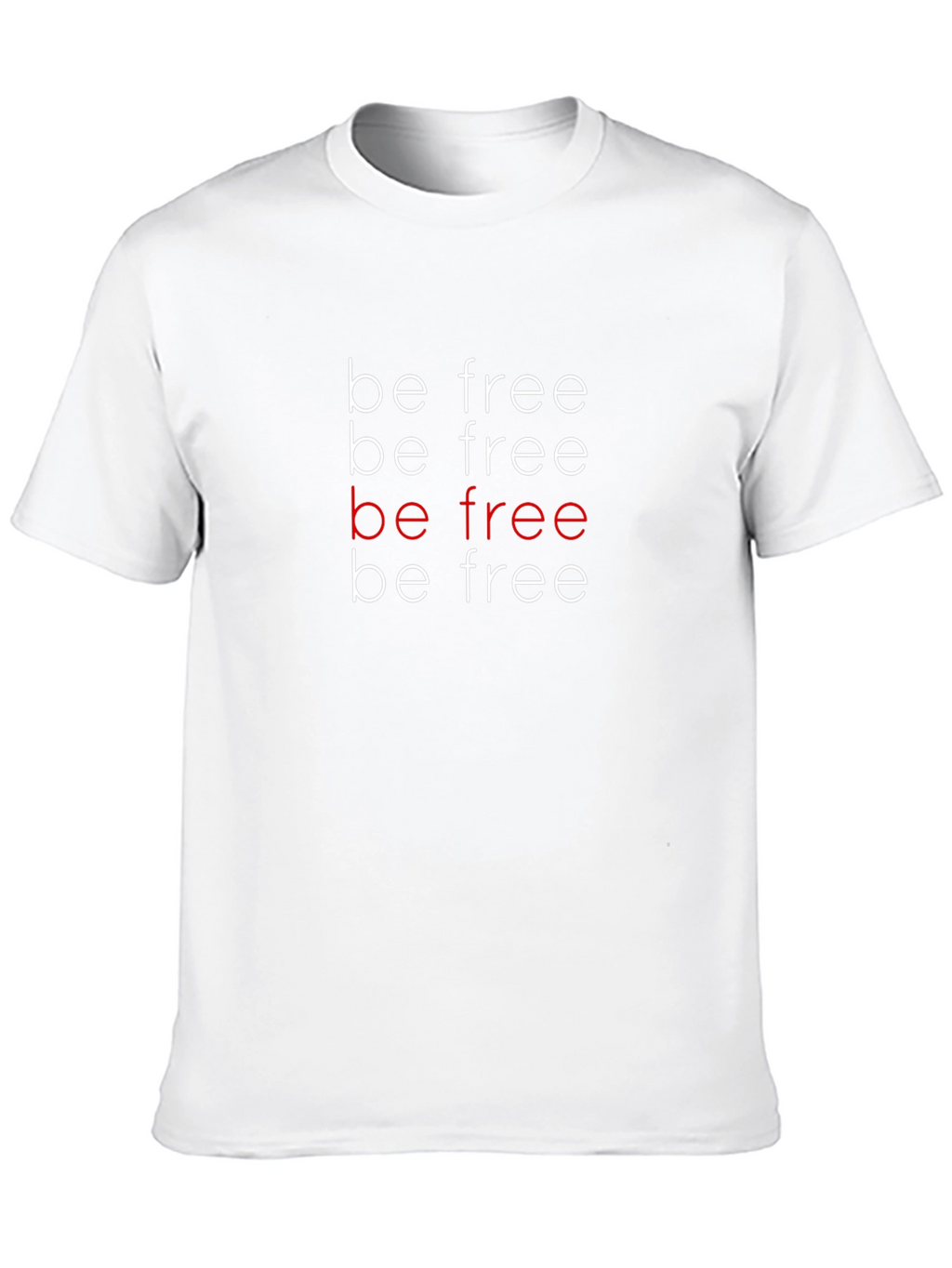 Be Free Graphic Tee - Stylish Comfort