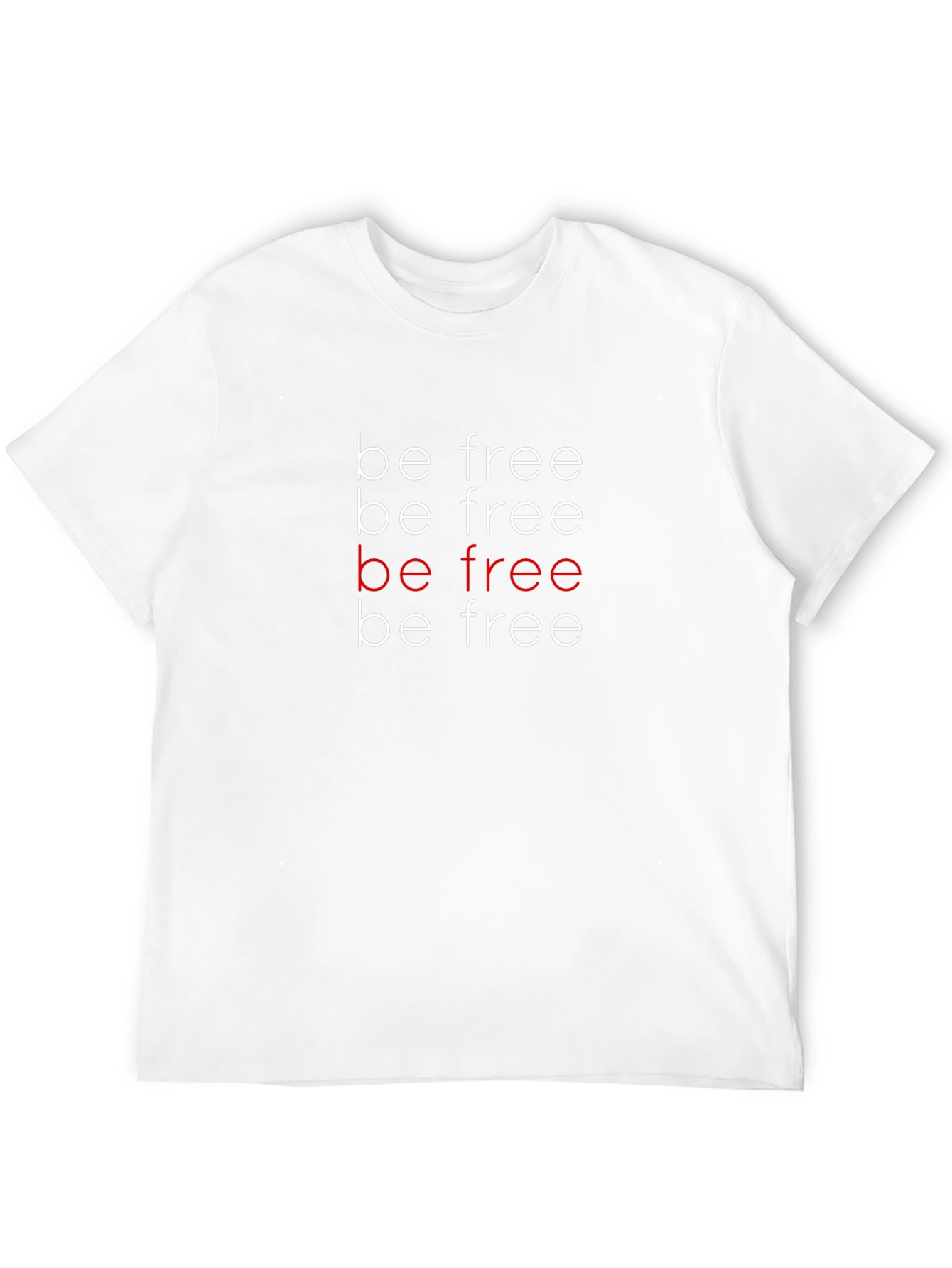 Be Free Graphic Tee - Stylish Comfort