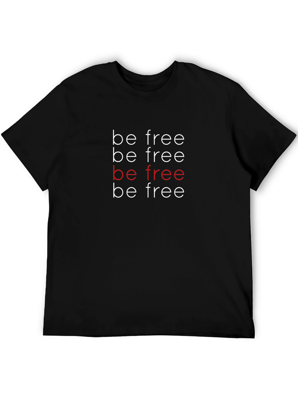 Be Free Graphic Tee - Stylish Comfort