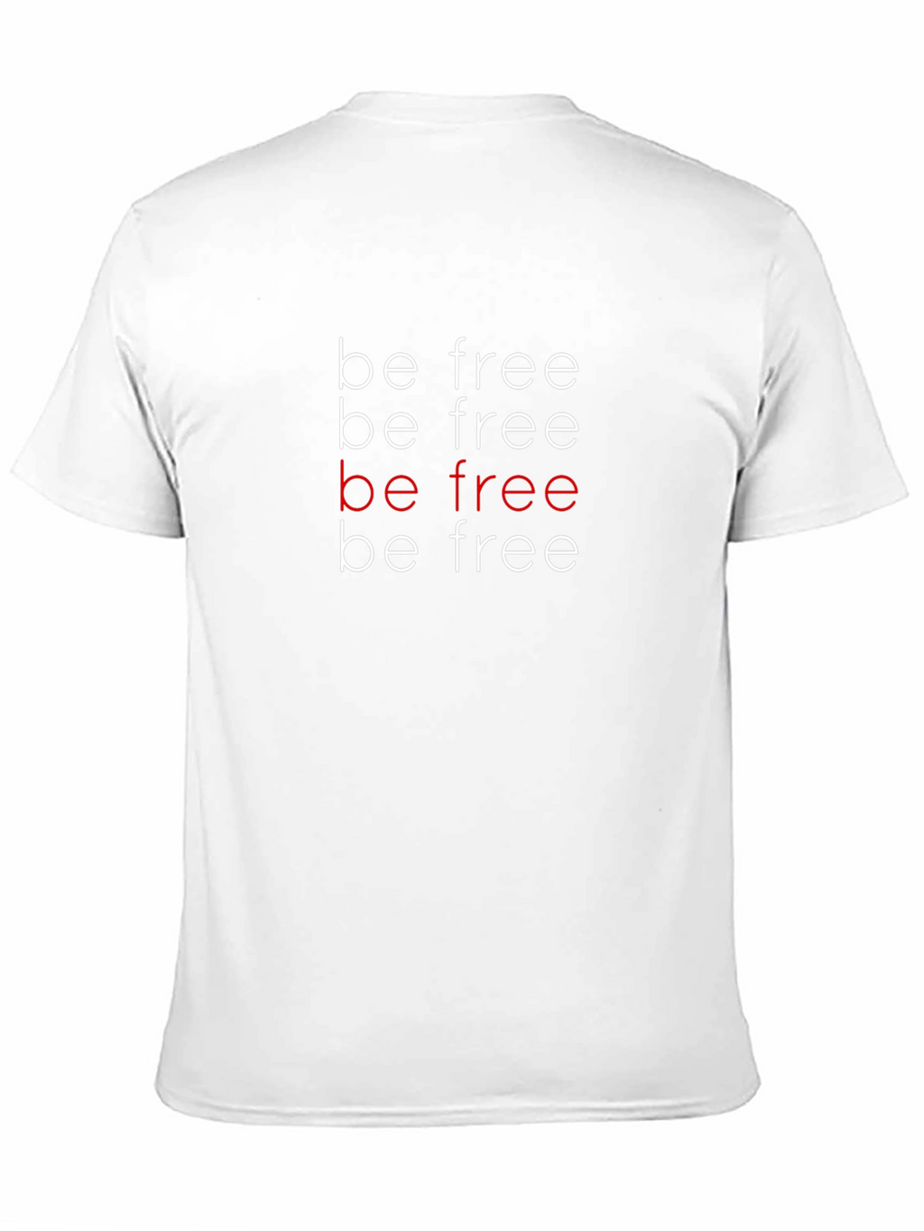 Be Free Graphic Tee - Stylish Comfort