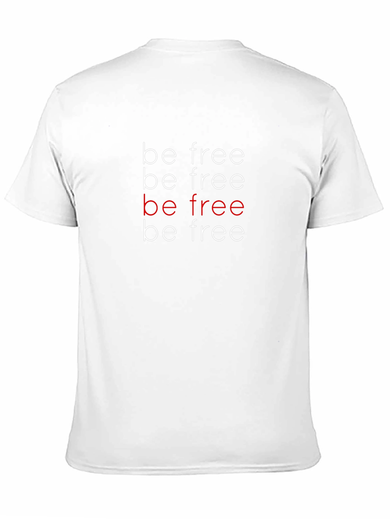 Be Free Graphic Tee - Stylish Comfort