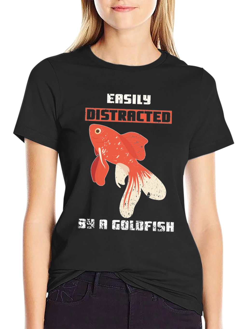 Easily Distracted By a Goldfish T-Shirt