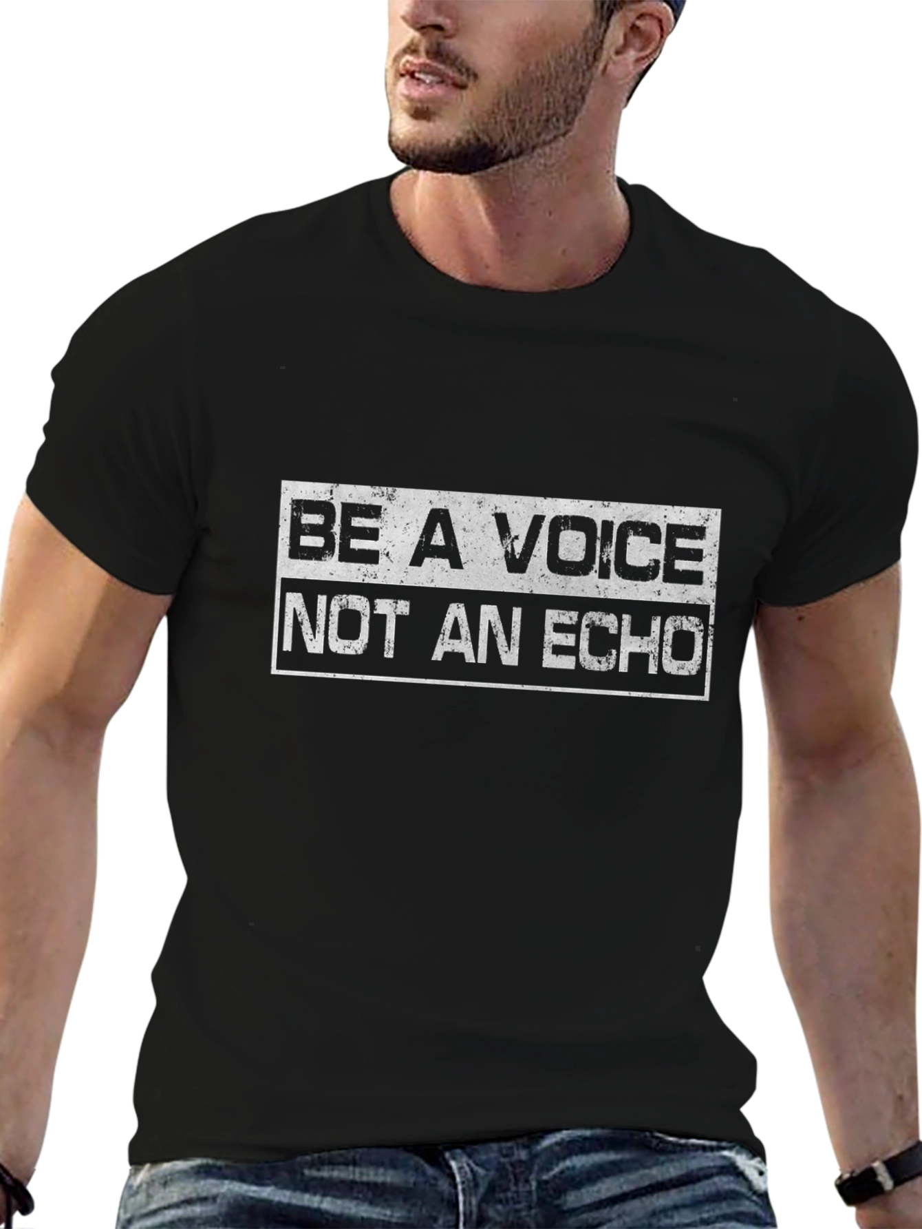 Be A Voice T-Shirt - Motivational Quote Tee