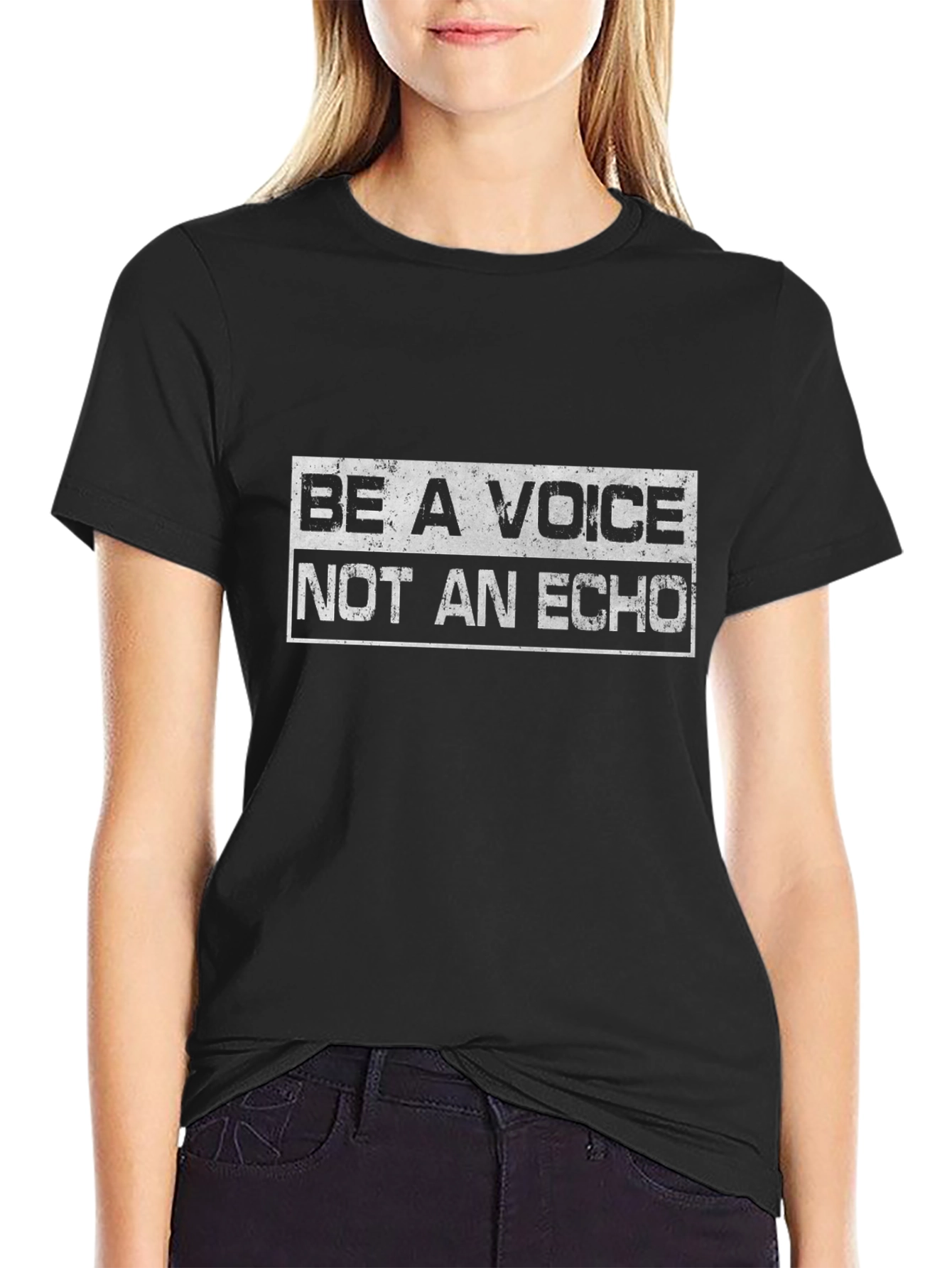 Be A Voice T-Shirt - Motivational Quote Tee