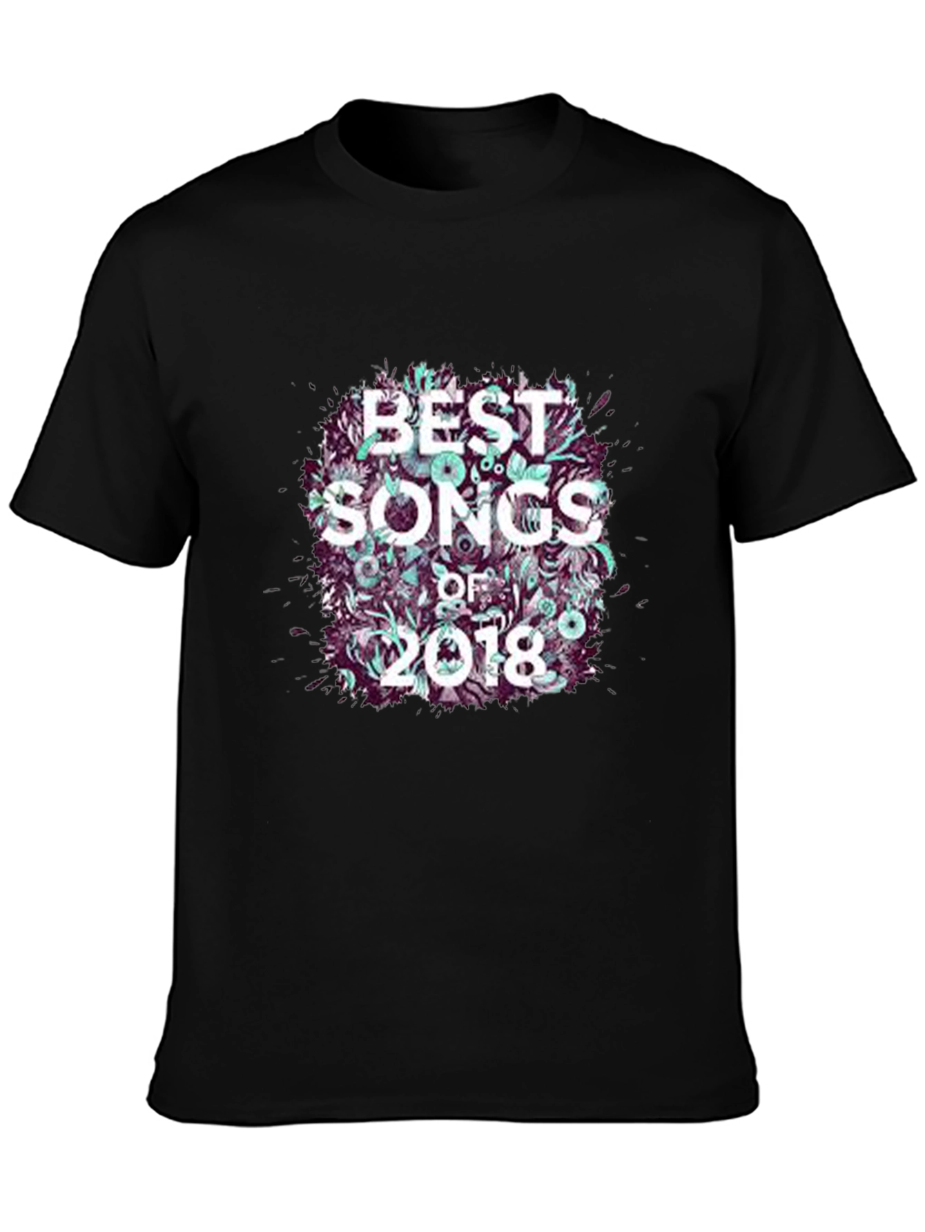 Best Songs of 2018 Graphic Tee - Black