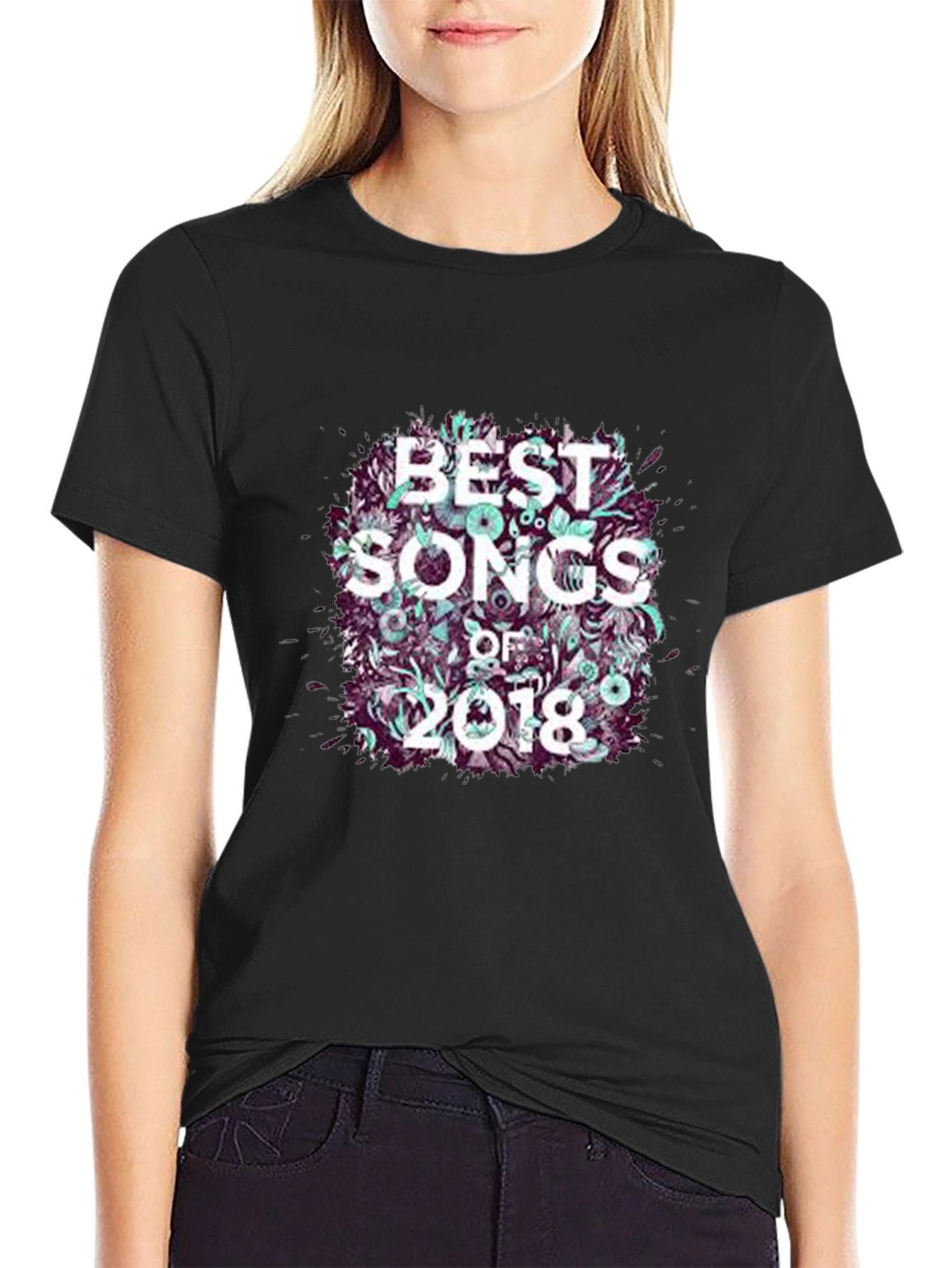 Best Songs of 2018 Graphic Tee - Black