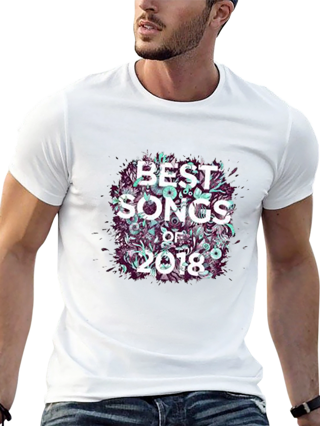 Best Songs of 2018 Graphic Tee - Black