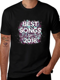 Best Songs of 2018 Graphic Tee - Black