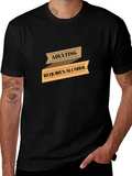 Adulting Requires Alcohol Graphic T-Shirt