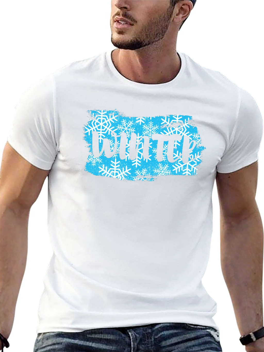 Winter Snowflake Graphic T-Shirt