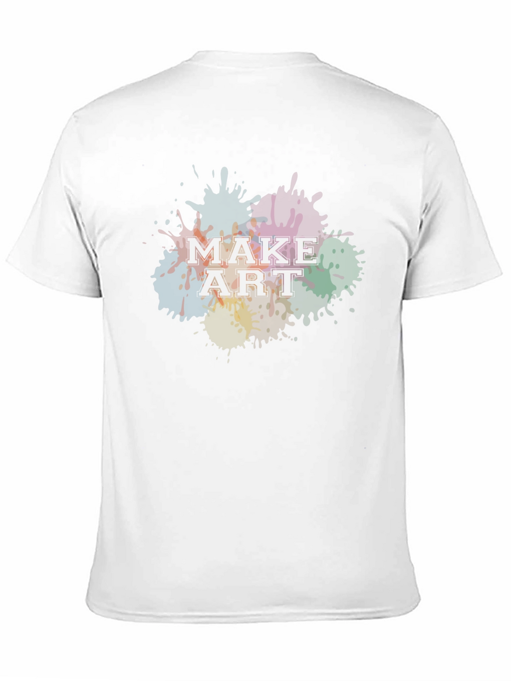 Make Art Black T-Shirt - Creative Expression Tee