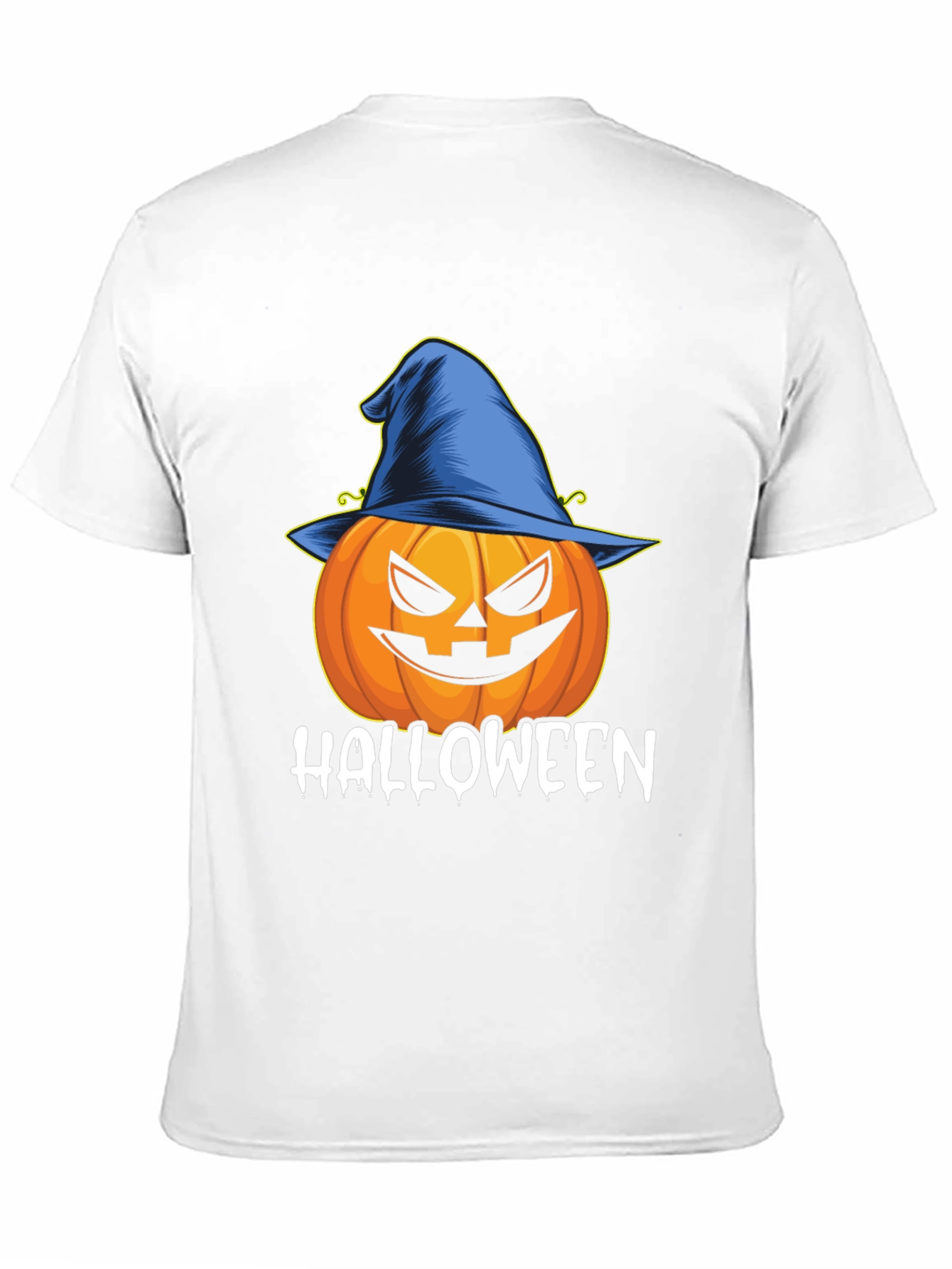 Halloween Pumpkin Witch Hat T-Shirt