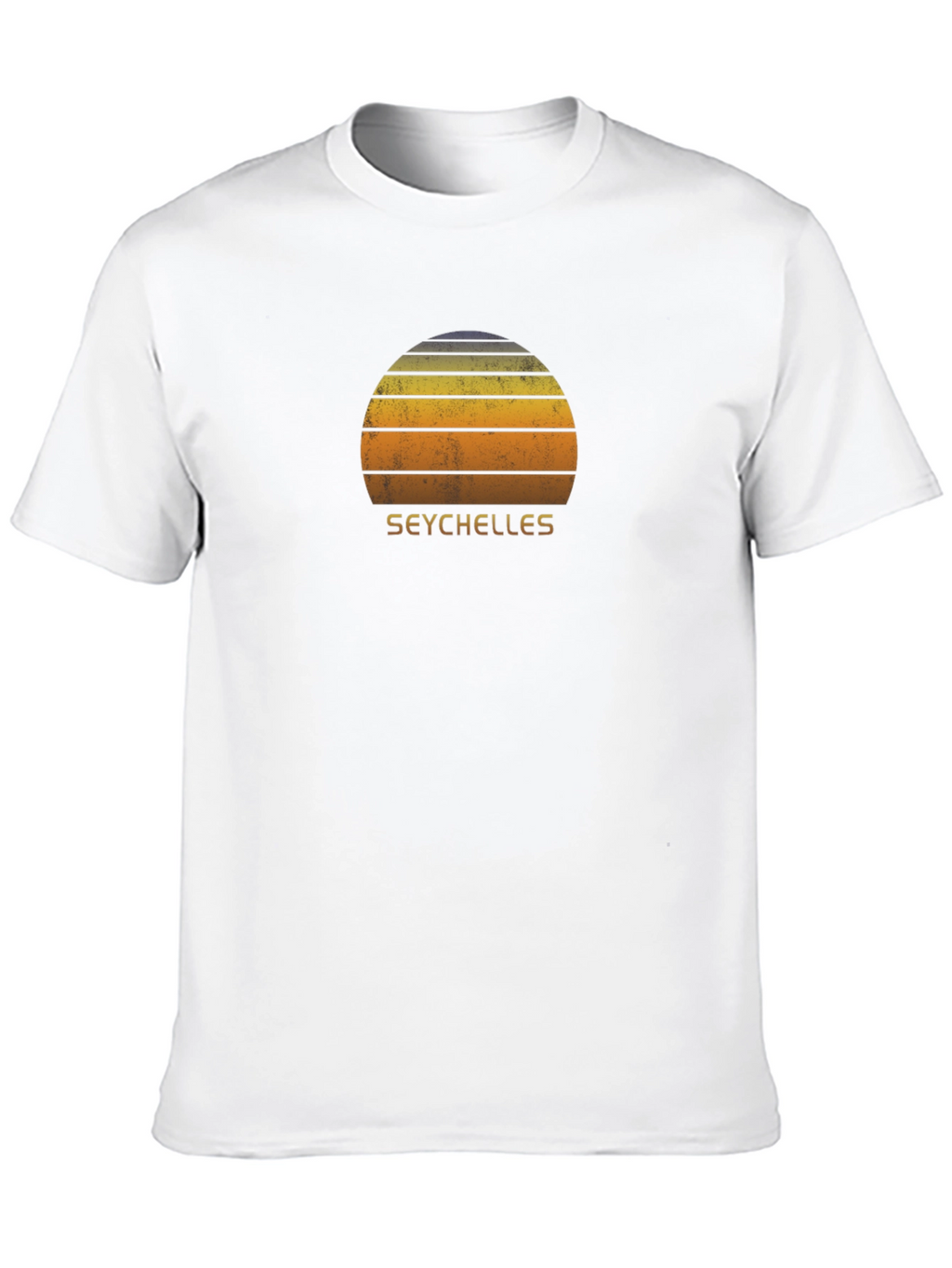 Seychelles Sunset Graphic T-Shirt - Island Vacation Tee