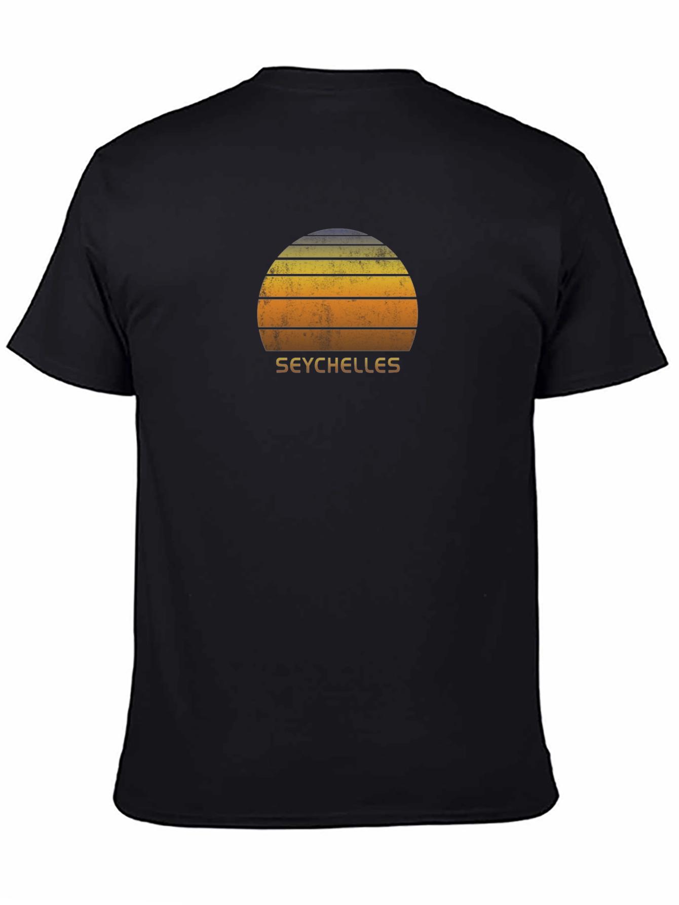 Seychelles Sunset Graphic T-Shirt - Island Vacation Tee