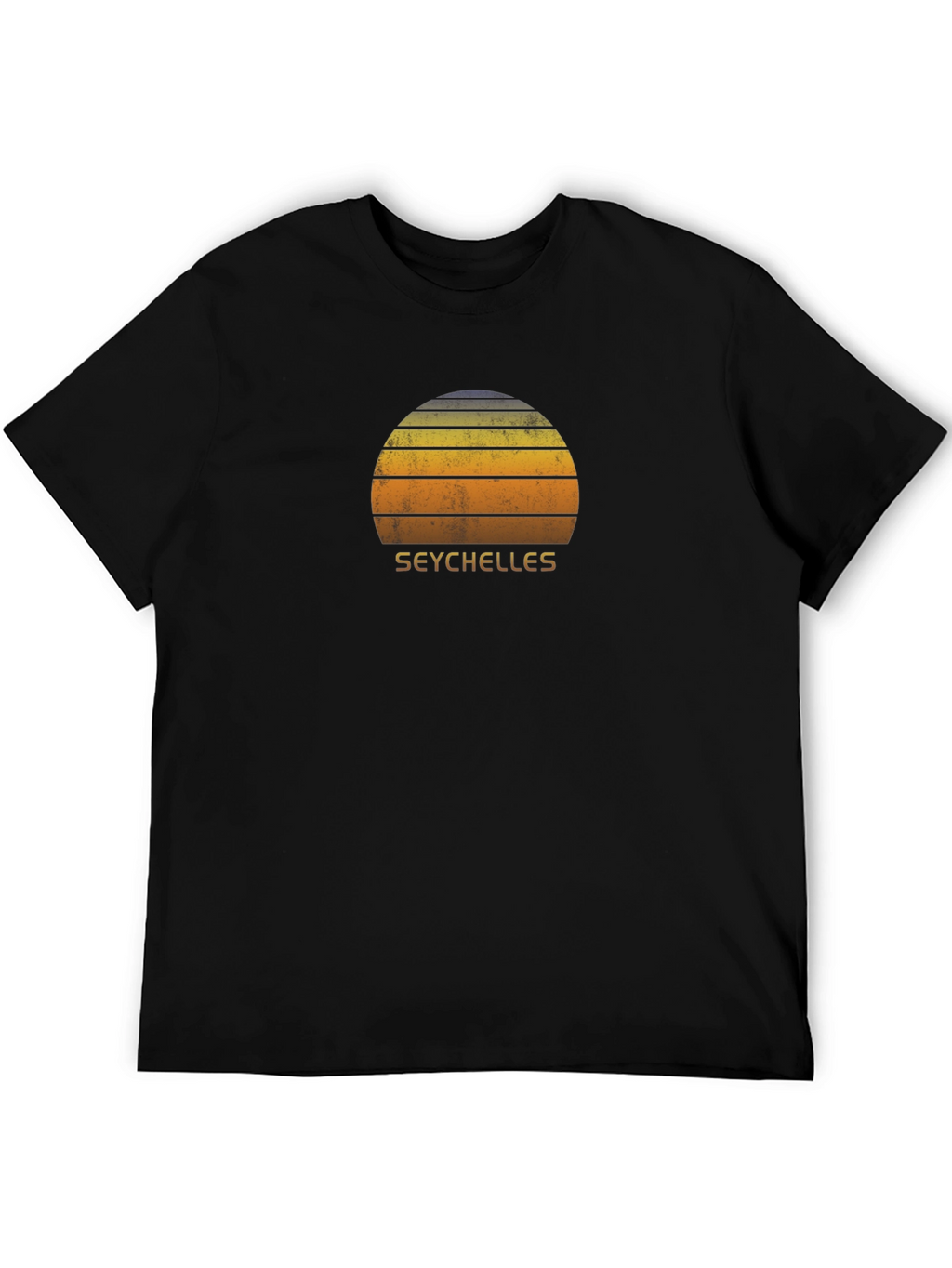 Seychelles Sunset Graphic T-Shirt - Island Vacation Tee