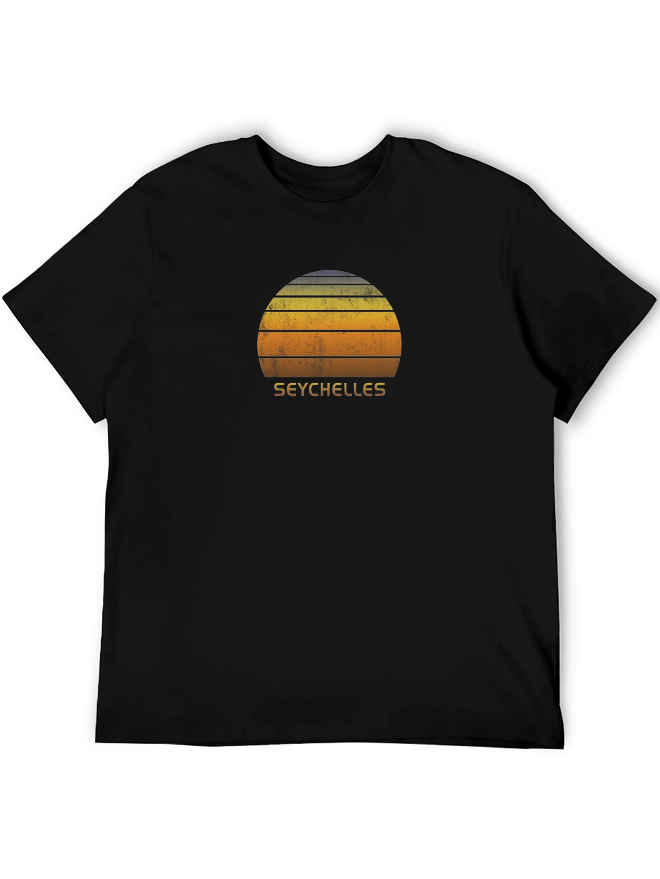 Seychelles Sunset Graphic T-Shirt - Island Vacation Tee