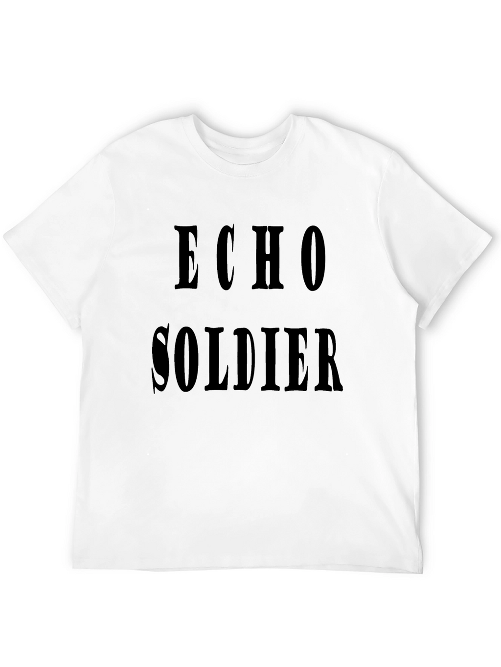 Echo Soldier Black Graphic Tee