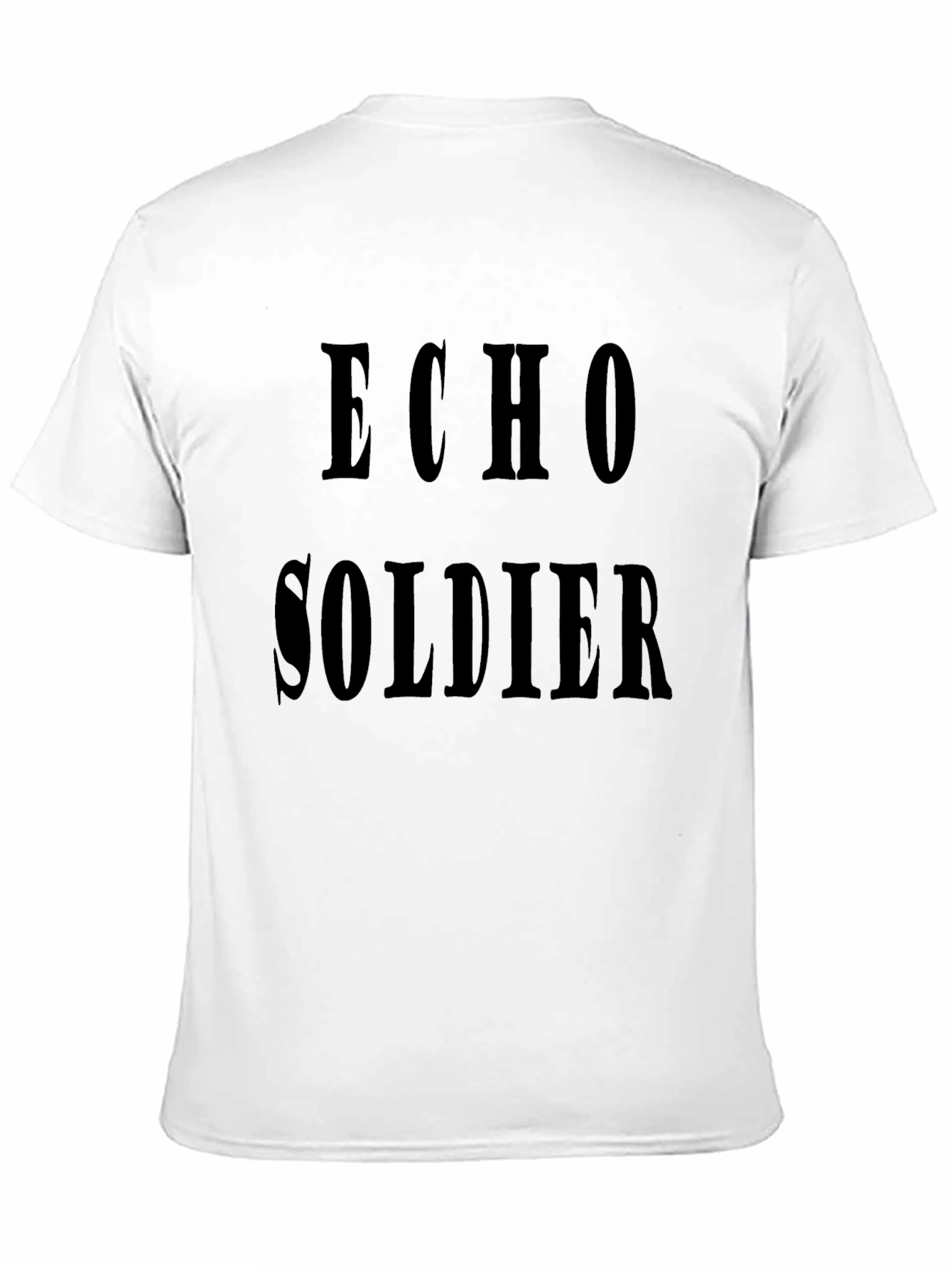 Echo Soldier Black Graphic Tee