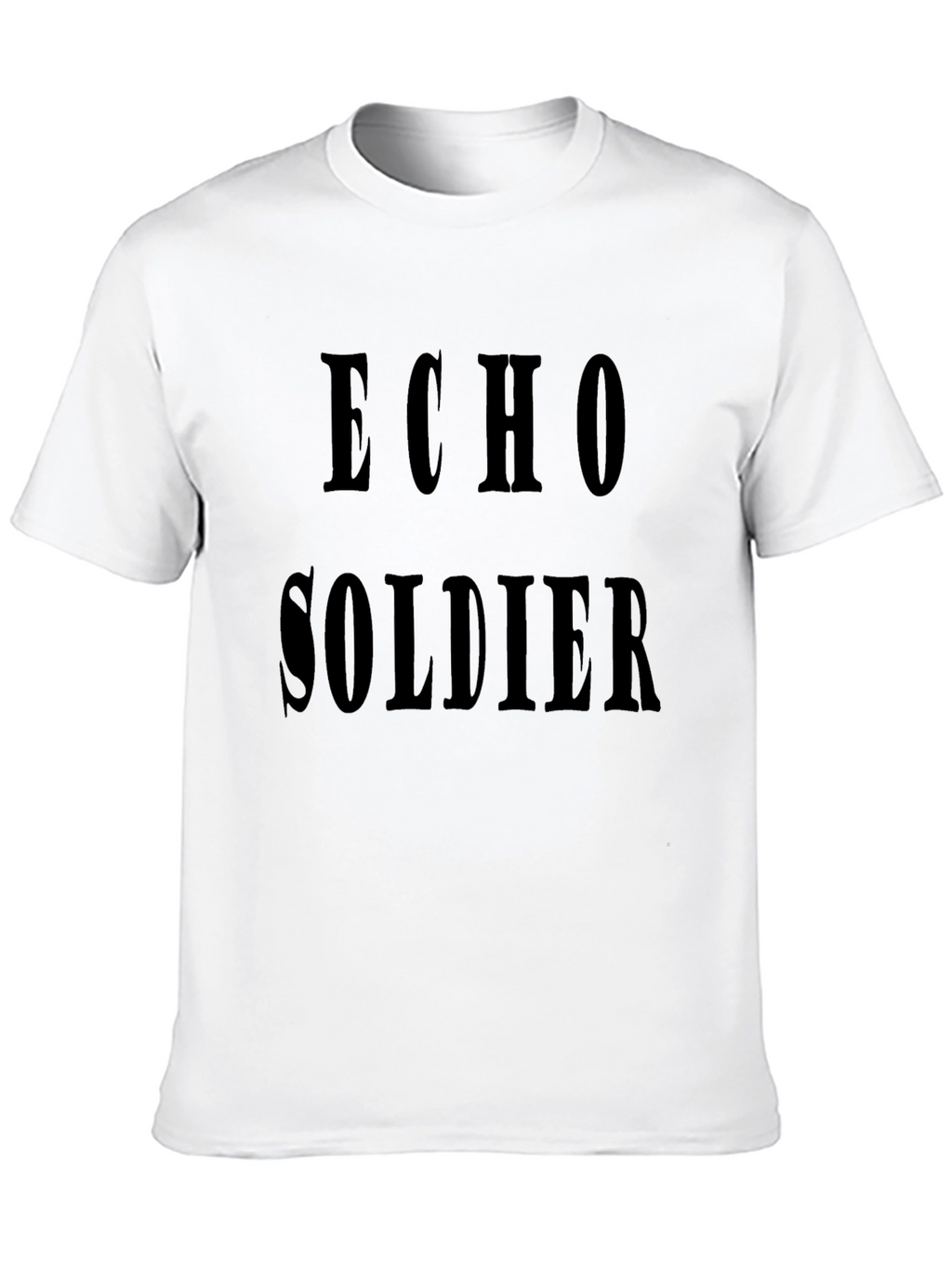 Echo Soldier Black Graphic Tee