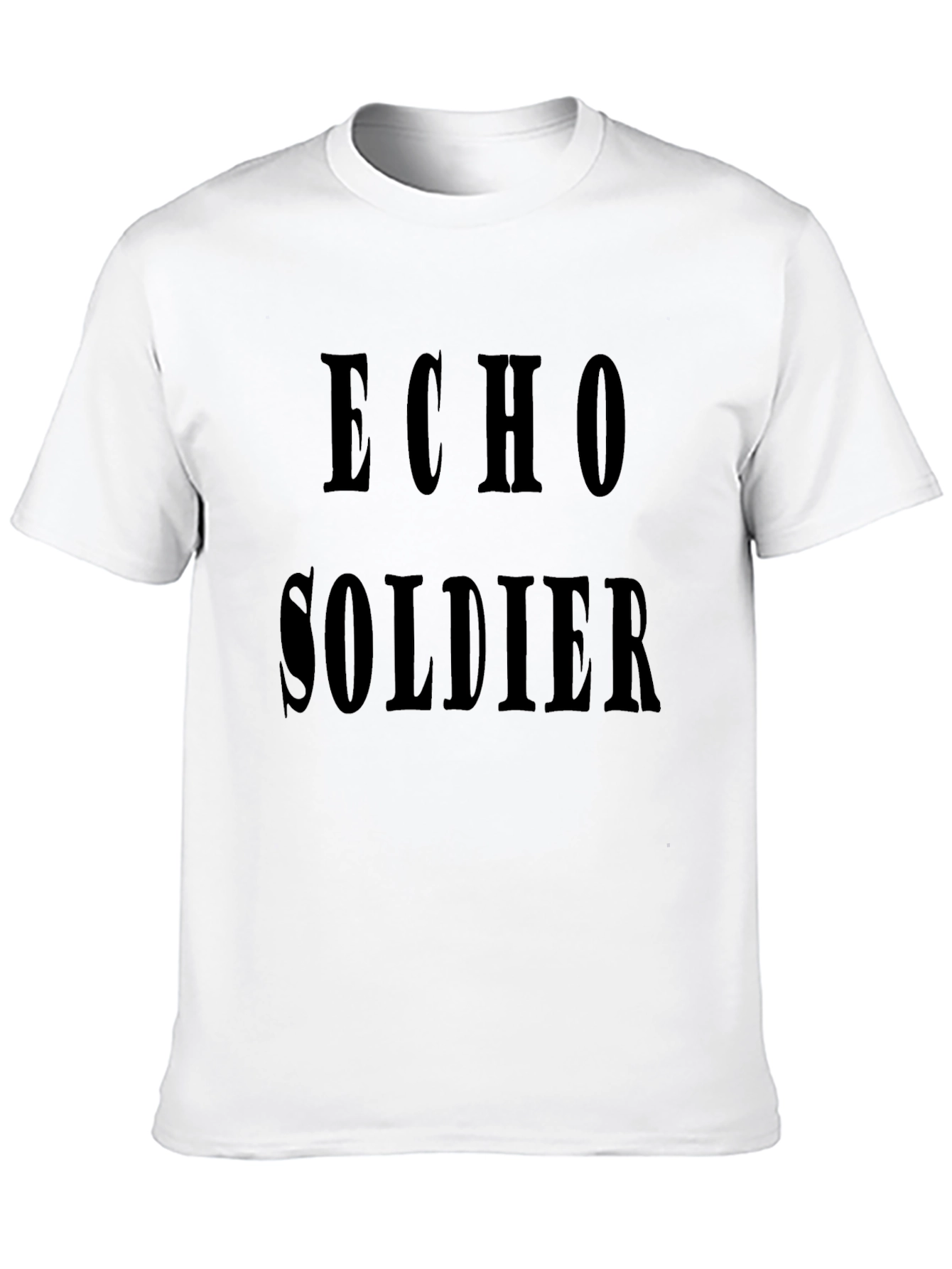 Echo Soldier Black Graphic Tee