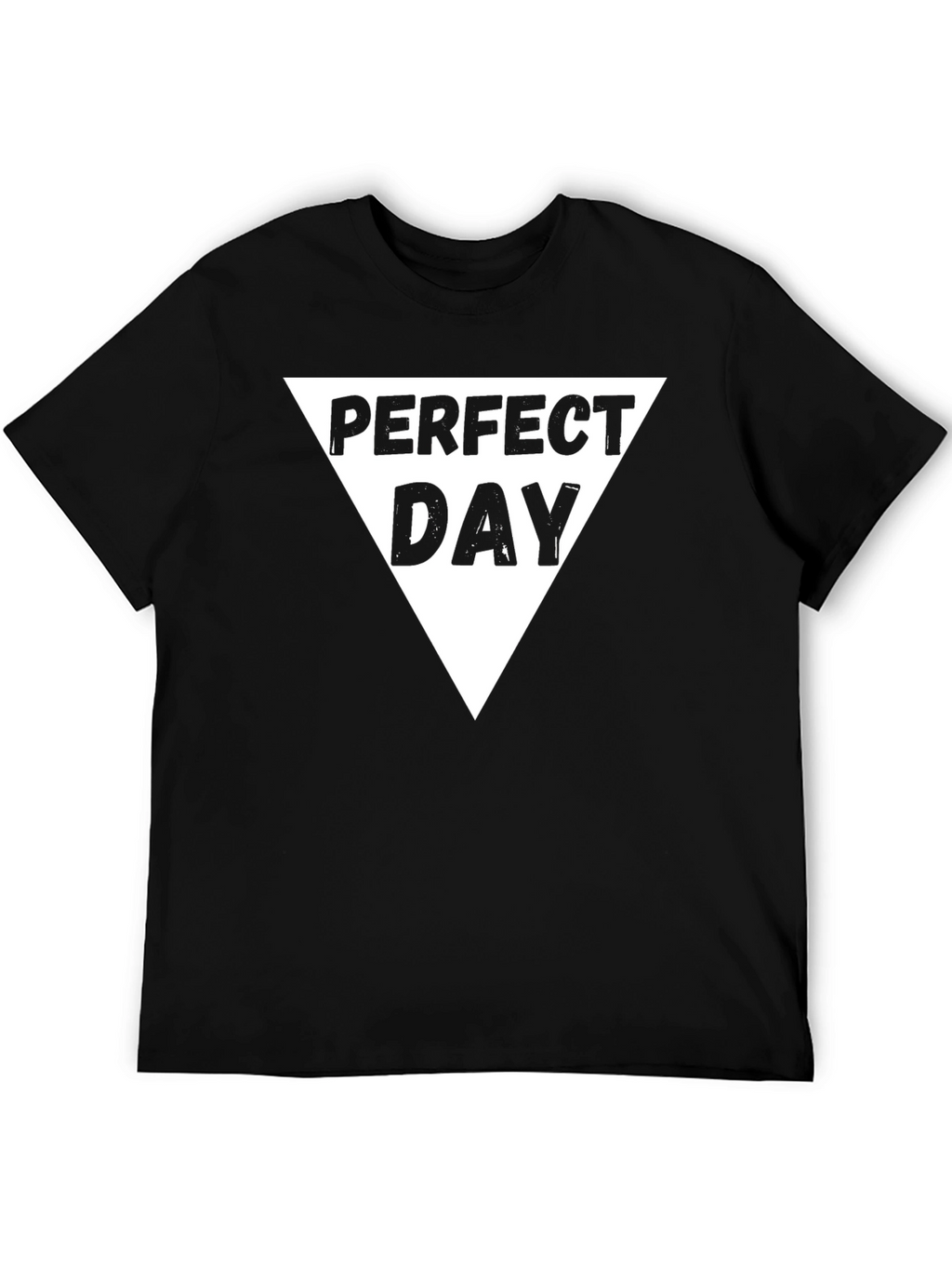 Perfect Day Graphic Tee - Casual Black T-Shirt