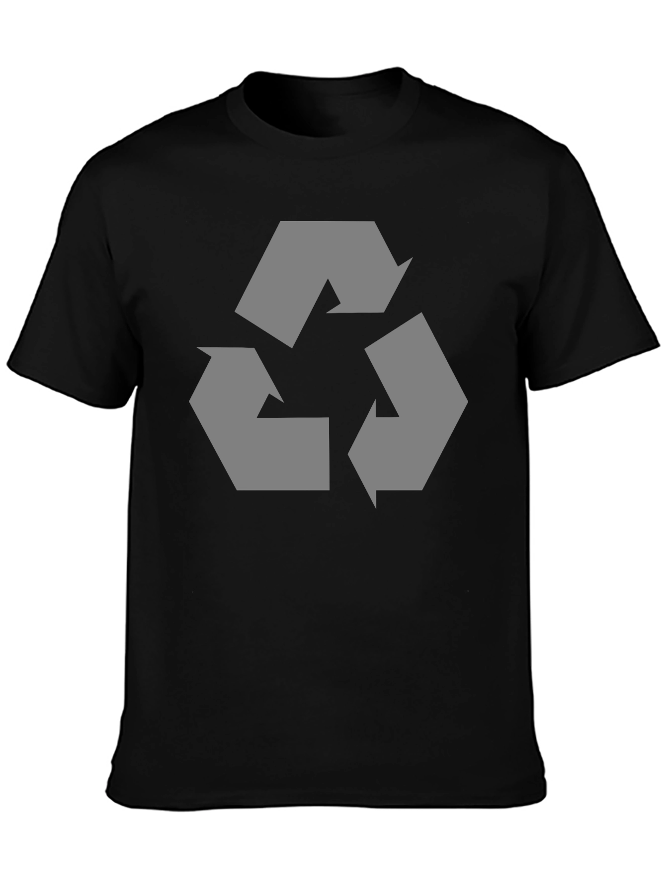 Eco-Friendly Recycle Symbol Graphic T-Shirt