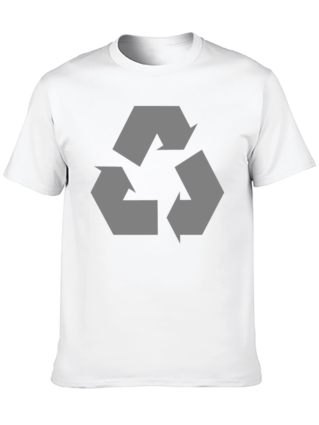Eco-Friendly Recycle Symbol Graphic T-Shirt