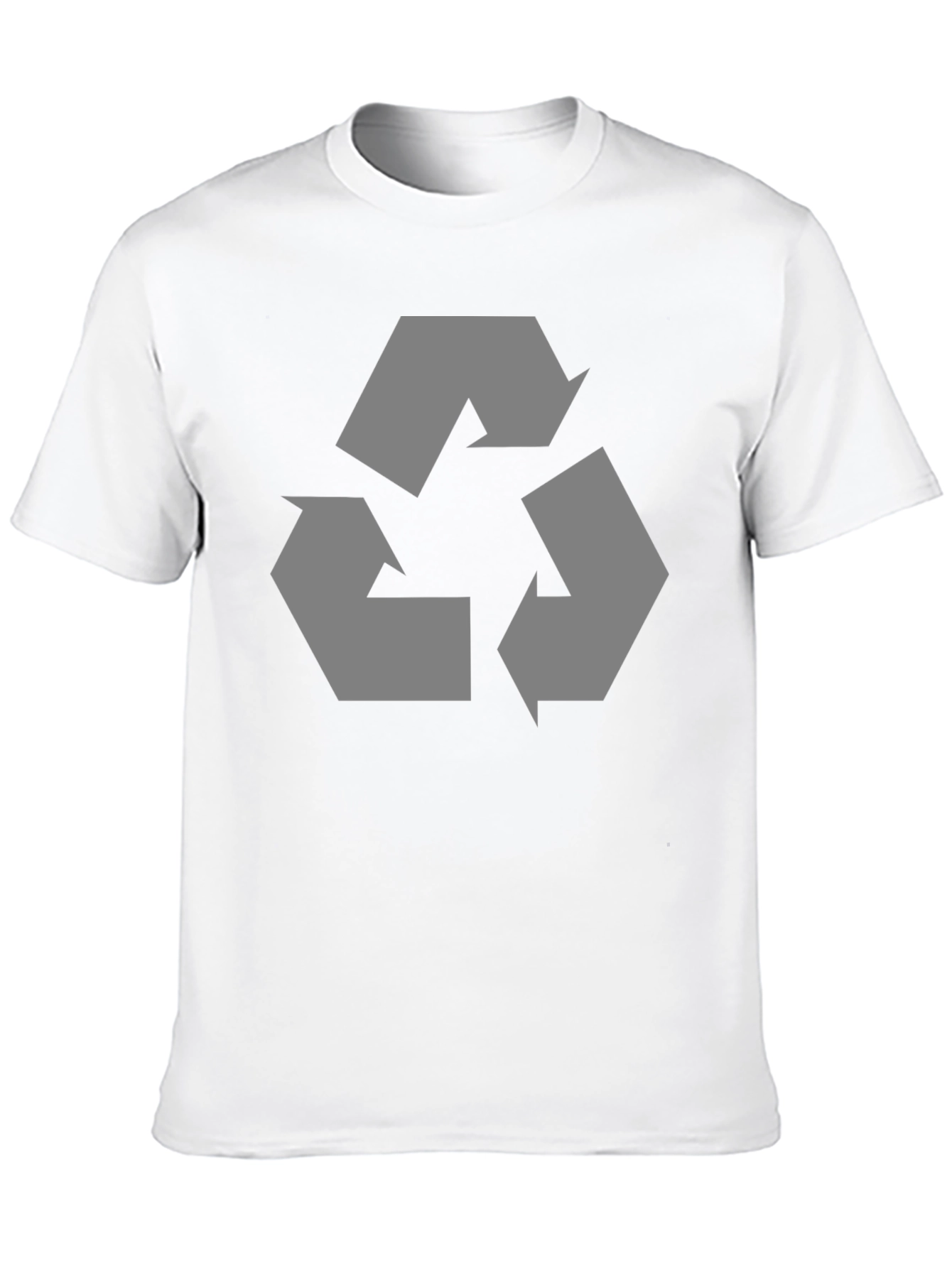 Eco-Friendly Recycle Symbol Graphic T-Shirt