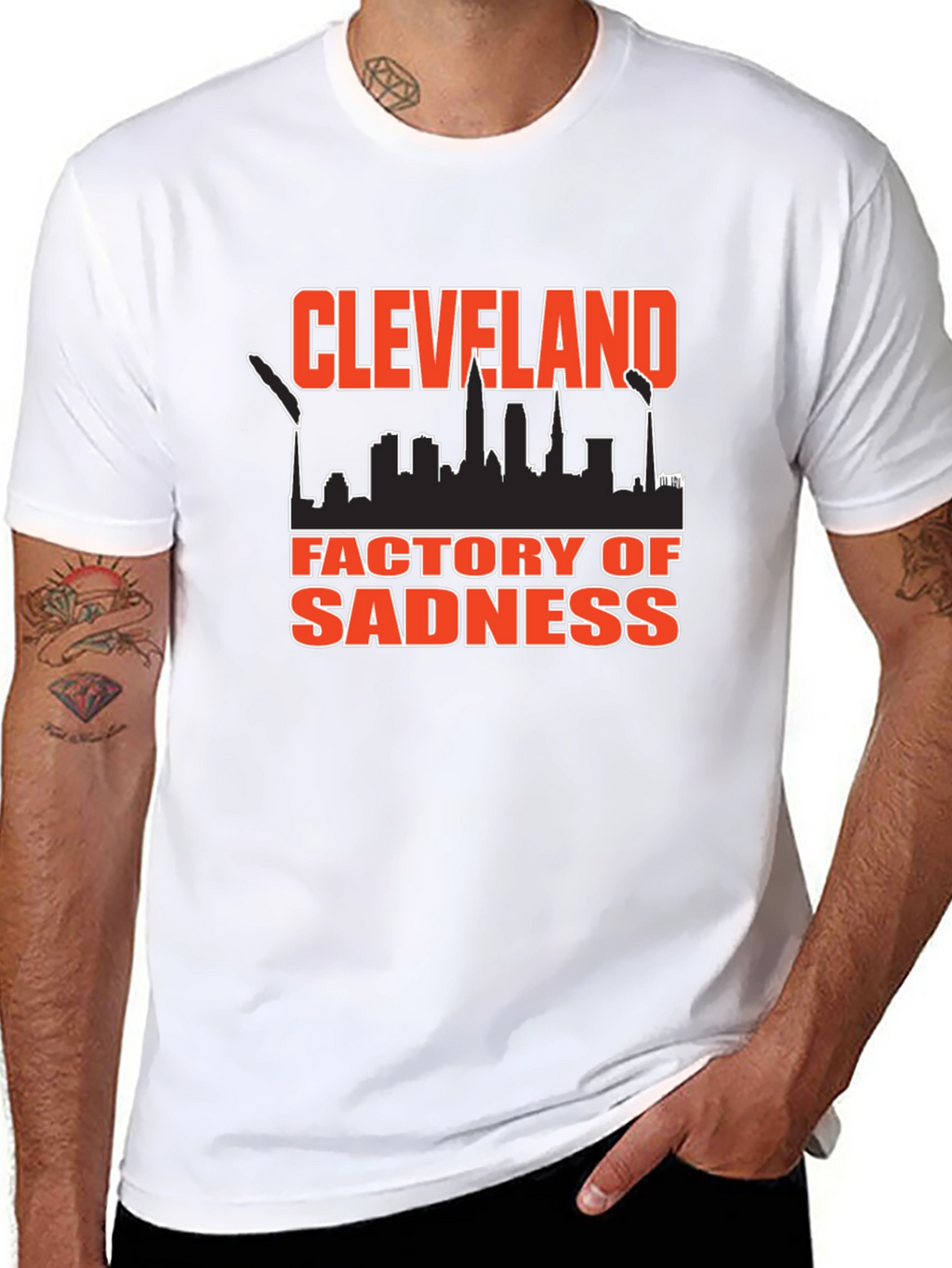 Cleveland Factory of Sadness Black T-Shirt