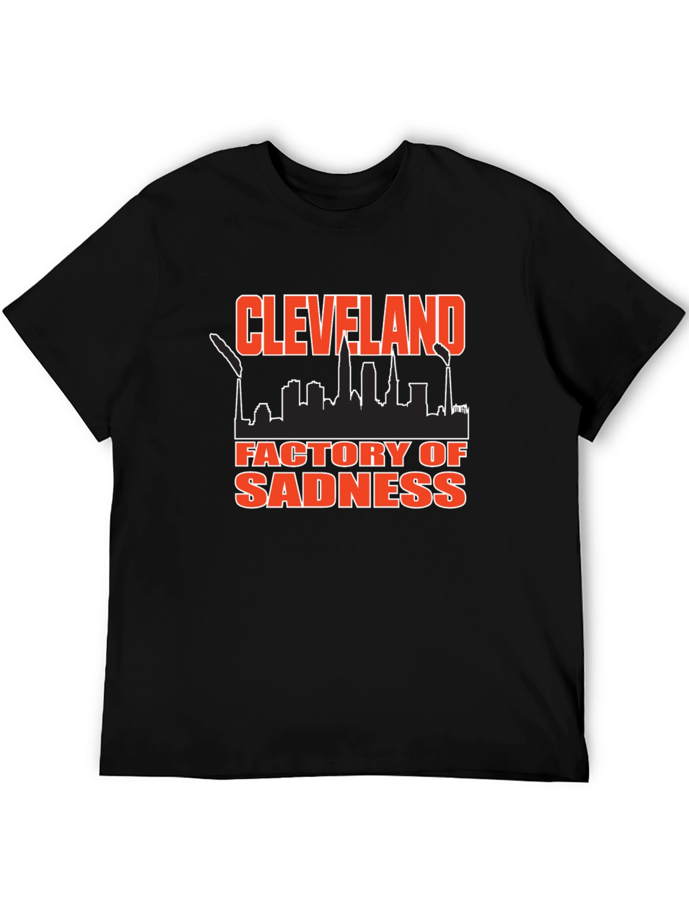 Cleveland Factory of Sadness Black T-Shirt