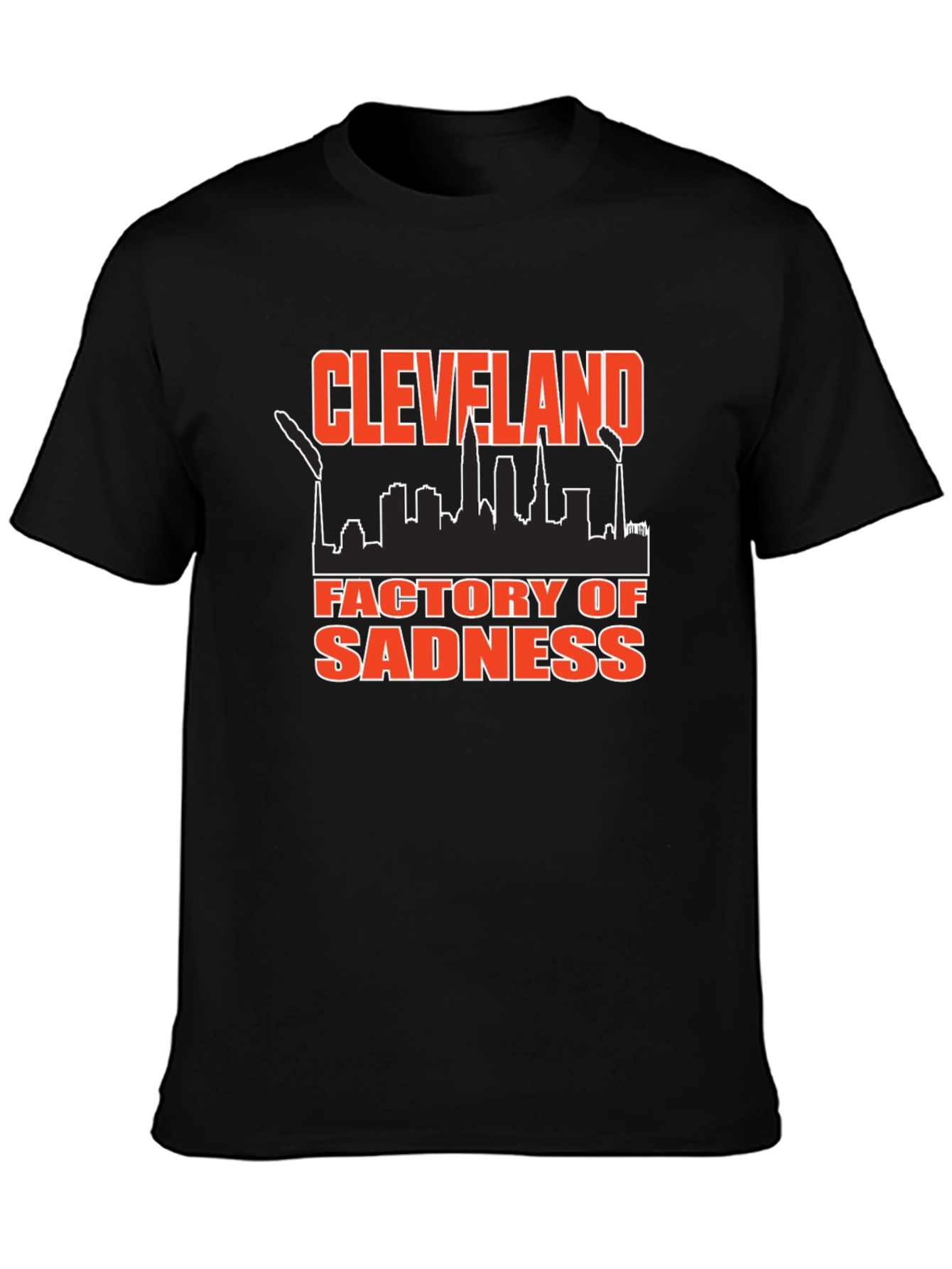 Cleveland Factory of Sadness Black T-Shirt