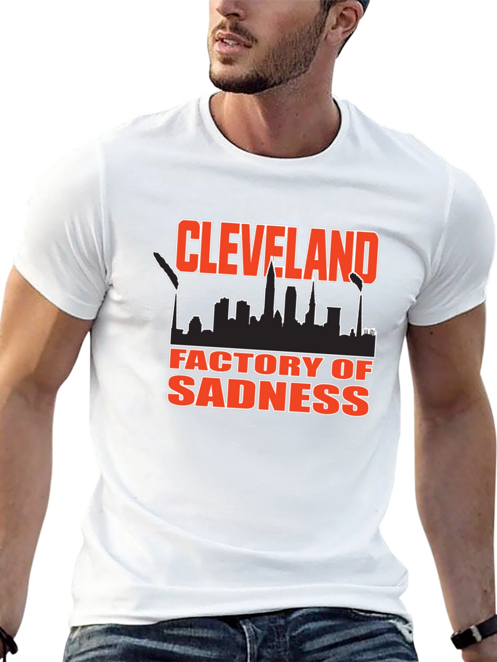 Cleveland Factory of Sadness Black T-Shirt