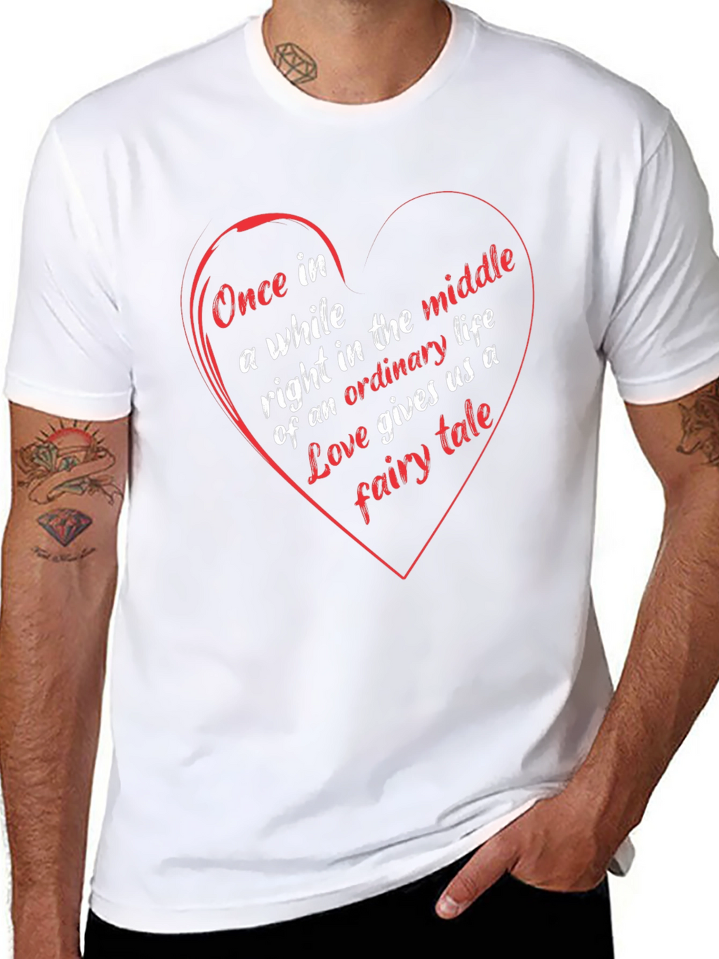 Romantic Love Heart T-Shirt