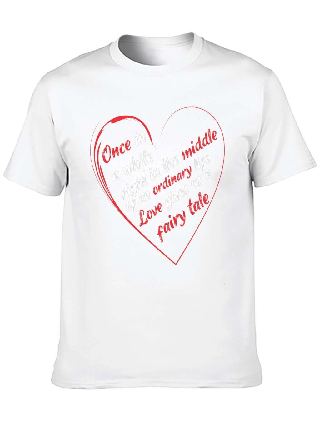 Romantic Love Heart T-Shirt