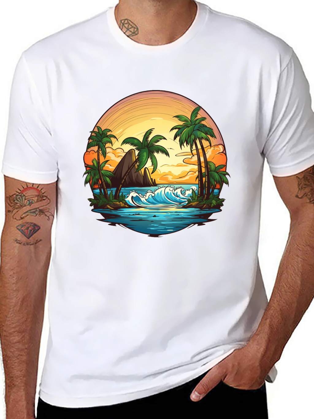 Tropical Beach T-Shirt