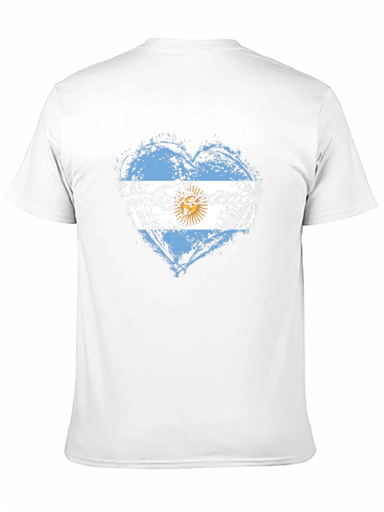Argentina Flag Heart T-Shirt