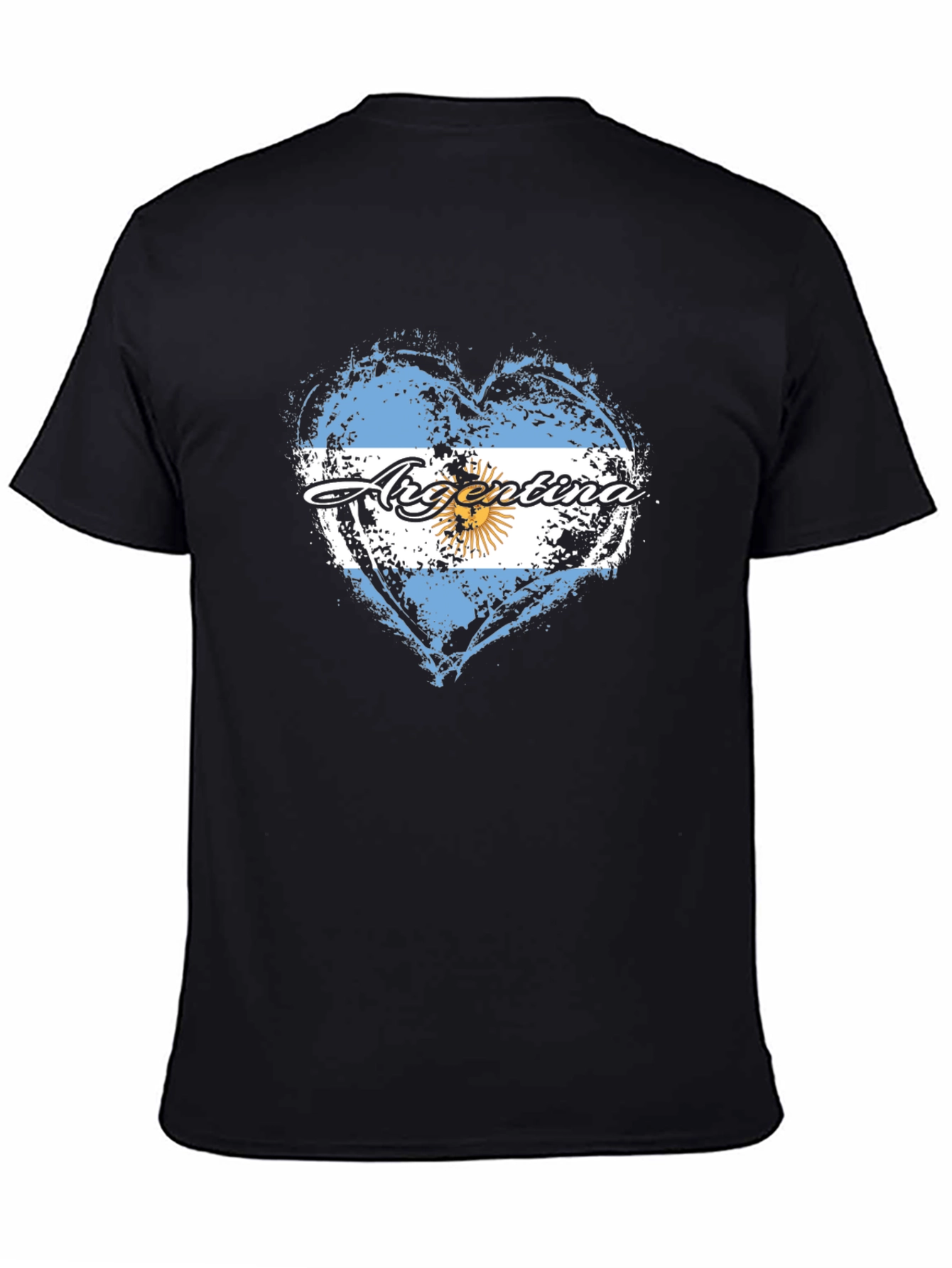 Argentina Flag Heart T-Shirt