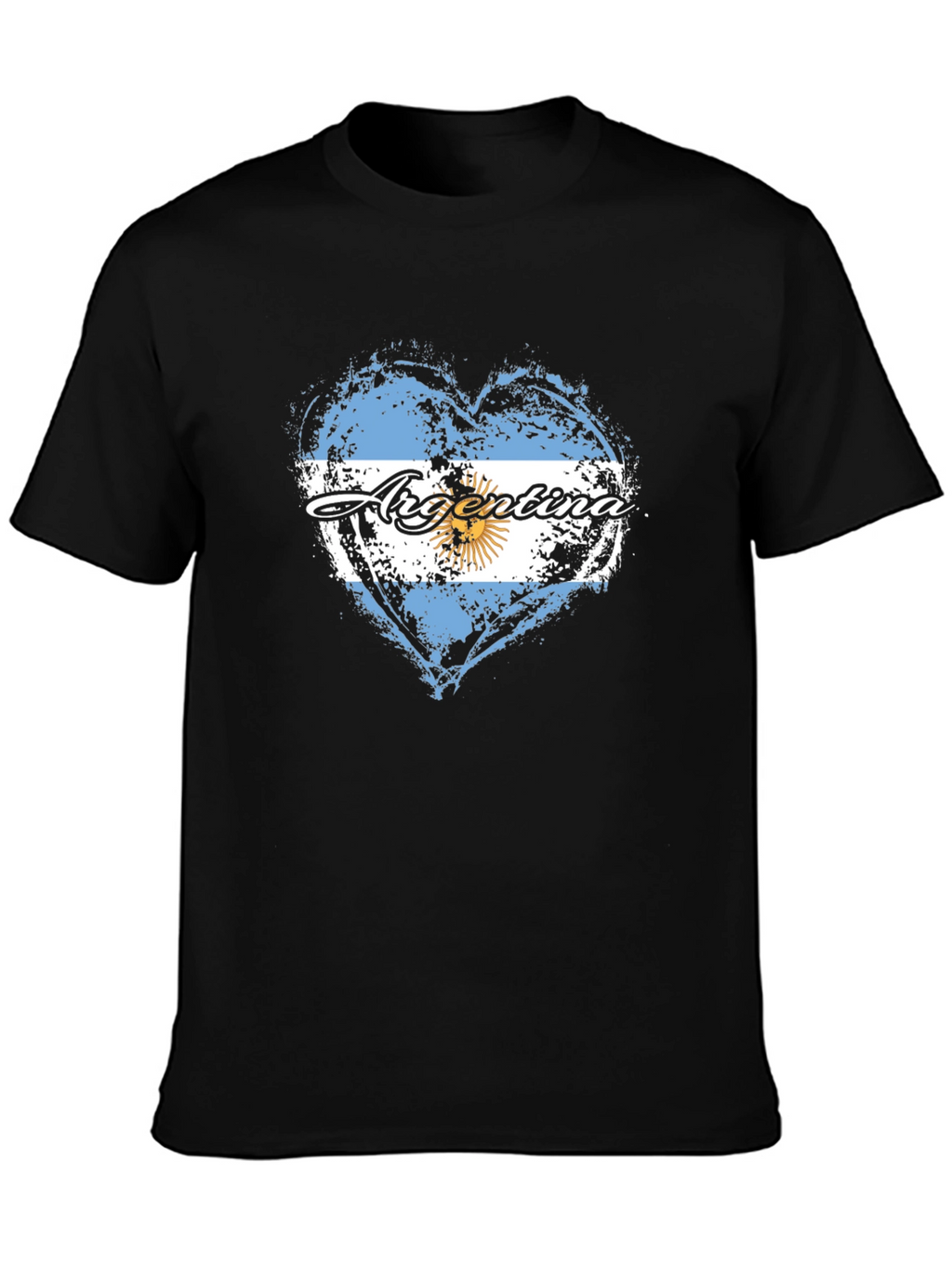 Argentina Flag Heart T-Shirt