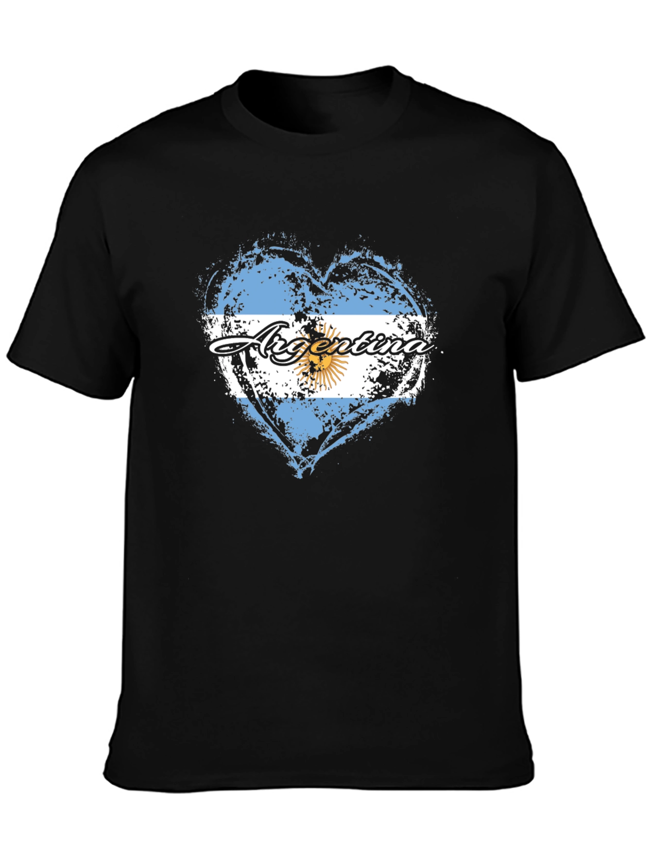 Argentina Flag Heart T-Shirt
